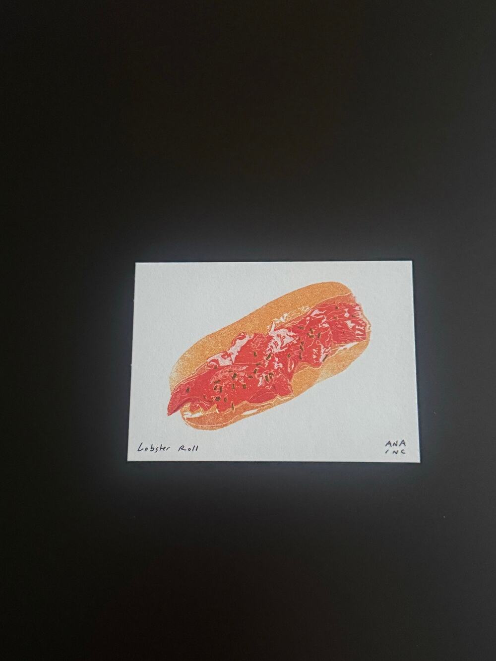 Anastasia Inciardi Mini Prints Lobster Roll Print